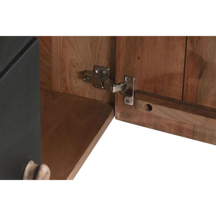 Aparador DKD Home Decor Negro Natural Madera 177 x 38 x 75 cm 5