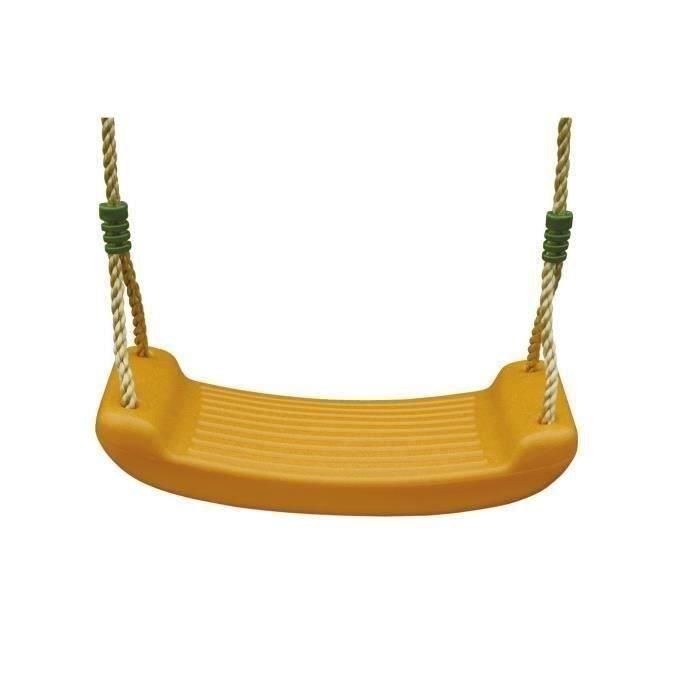 Columpio de plástico naranja TRIGANO para pórtico 1.90 / 2.50m Columpio de plástico naranja TRIGANO para pórtico 1.90 / 2.50m