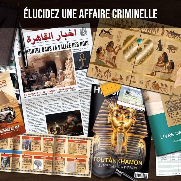 Archivos Criminales AUC1737182668403 Misterio en el Valle de los Reyes - Macabro Descubrimiento - Juego de Escape y Mesa 2 Archivos Criminales AUC1737182668403 Misterio en el Valle de los Reyes - Macabro Descubrimiento - Juego de Escape y Mesa 2