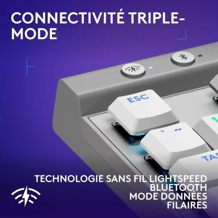 Teclado Bluetooth Logitech G515 Blanco 2