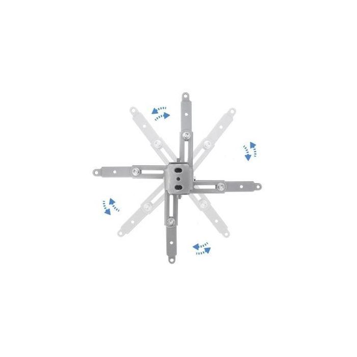 TooQ PJ2012T-S Soporte de Techo para Proyector Inclinable y Nivelable hasta 20kg Plata 3