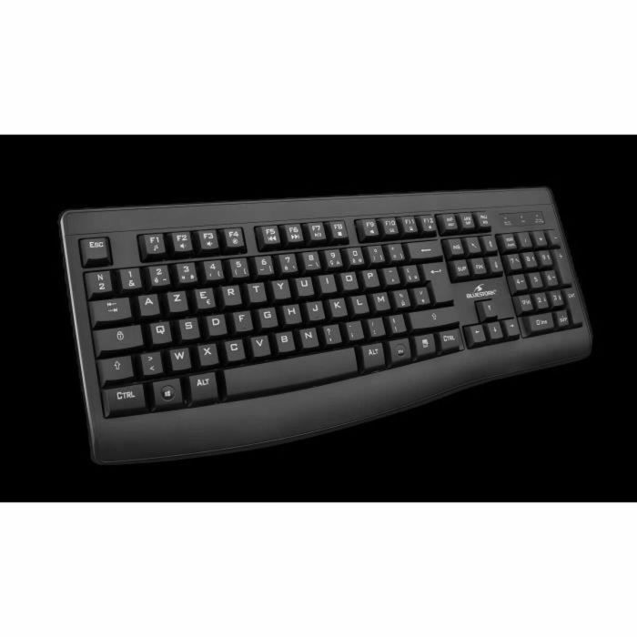 Bluesestordo de Pack de Teclo Inalte Del Mouato Reacho Recargable - Negro 2 Bluesestordo de Pack de Teclo Inalte Del Mouato Reacho Recargable - Negro 2