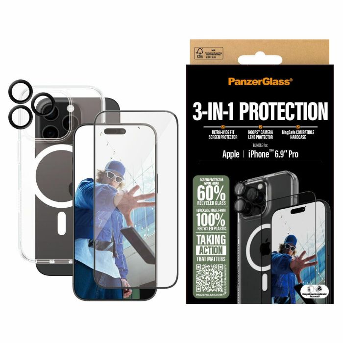 Protector de Pantalla para Móvil PanzerGlass iPhone 16 Pro Max 1
