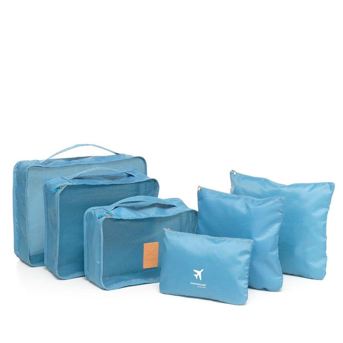 Set de Bolsas Organizadoras para Maletas Luggan InnovaGoods 6 Piezas 2 Set de Bolsas Organizadoras para Maletas Luggan InnovaGoods 6 Piezas 2