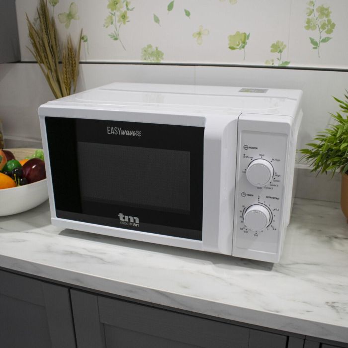 Microondas con Grill TM Electron Blanco 700 W 20 L 1 Microondas con Grill TM Electron Blanco 700 W 20 L 1