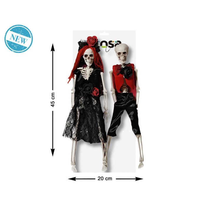Decoración para Halloween Esqueleto 45 x 20 cm 1 Decoración para Halloween Esqueleto 45 x 20 cm 1