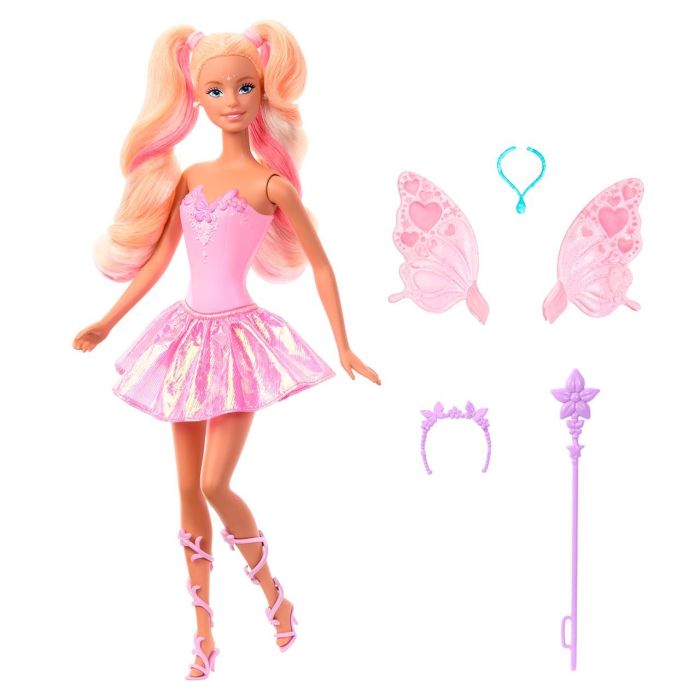 Muñeca Barbie Color Change Hada Rosa Jcp76 Mattel 1