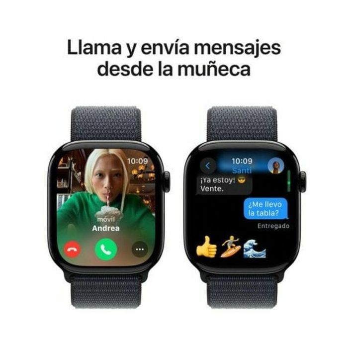Apple Watch Series 10 GPS 46mm Caja Aluminio Negro Azabache Correa Loop Deportiva Tinta. Pantalla Siempre Activa, Salud Avanzada. MWWR3QL/A 2
