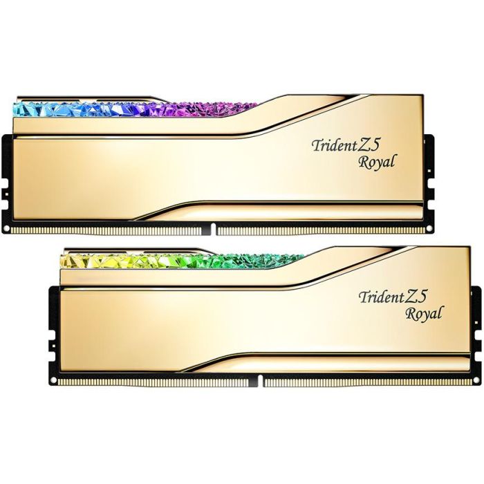DIMM 32 GB DDR5-6000(gold, F5-6000J2836G16GX2-TR5G, Trident Z5 Royal RGB, INTEL XMP) 2