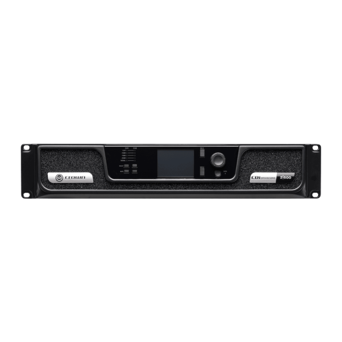 Entrada Analógica, 2 Canales, 600W Por Canal De Salida 9