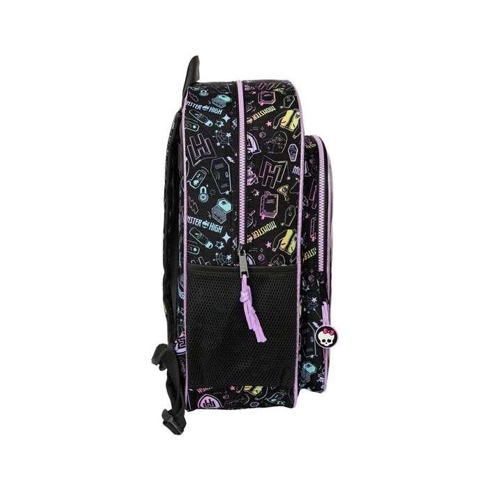 Mochila Escolar Monster High Negro 33 x 42 x 14 cm 2