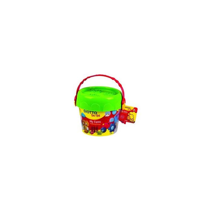 Pasta Giotto Bebe Cofre Granja Jugar + Accesorios (8 Blíster De Plastilina De 50Gr, Accesorios Para Modelar, 2 Moldes Y Personajes Precortados)