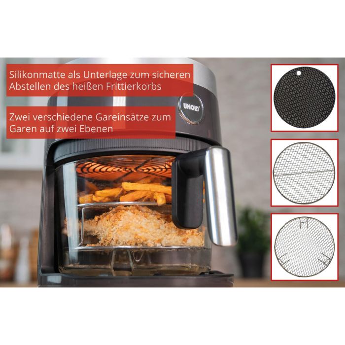 58695 Heissluftfritteuse Glas 13