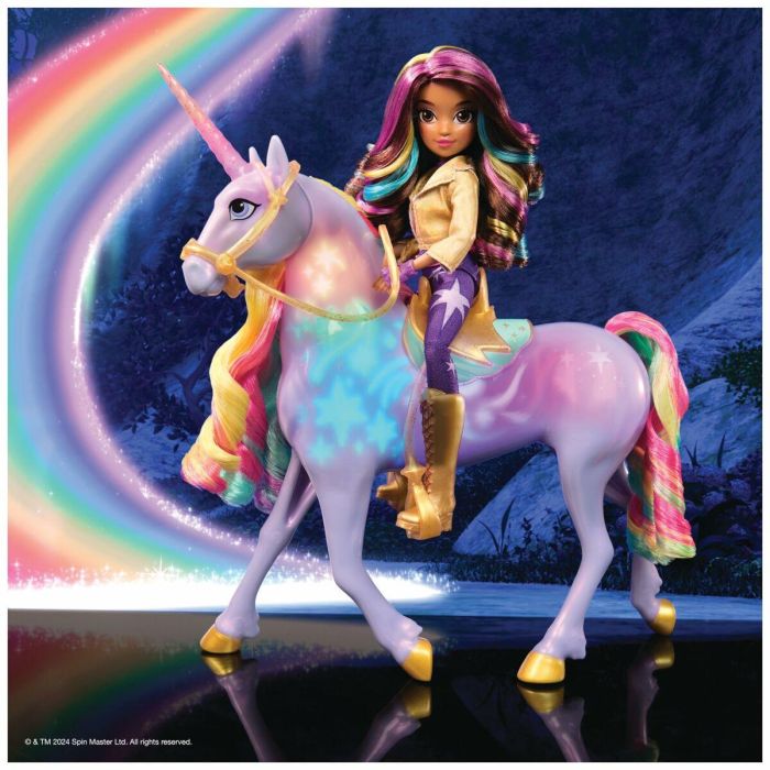 Spin Master SPI681147043084 Unicornio con Funciones 28 cm Wildstar + Muñeca 24 cm Unicorn Academy 13 Spin Master SPI681147043084 Unicornio con Funciones 28 cm Wildstar + Muñeca 24 cm Unicorn Academy 13