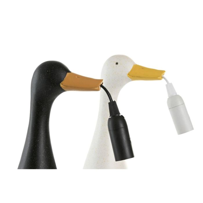 Lámpara de mesa Home ESPRIT Amarillo Blanco Negro 25 W 220 V (2 Unidades) 3 Lámpara de mesa Home ESPRIT Amarillo Blanco Negro 25 W 220 V (2 Unidades) 3