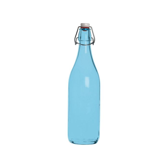 Botella de vidrio pintada 6 colores 1L - Inde (12 Unidades) 2 Botella de vidrio pintada 6 colores 1L - Inde (12 Unidades) 2