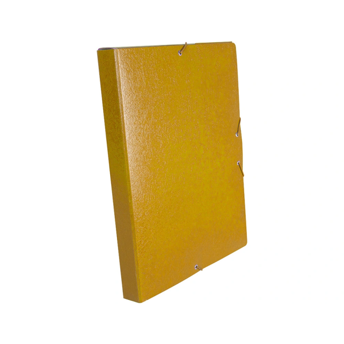 Liderpapel Carpeta Proyectos Folio Lomo 30mm Cartón Gofrado Amarilla 3