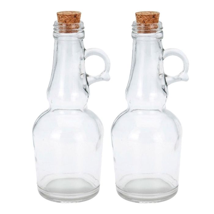 Set aceitera y vinagrera de cristal 250 ml Set aceitera y vinagrera de cristal 250 ml