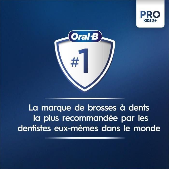 Cepillo de dientes eléctrico - ORAL-B - Infantil 1 mango Marvel Spider-Man - 1 cabezal - 1 estuche de viaje - A partir de 3 años 2