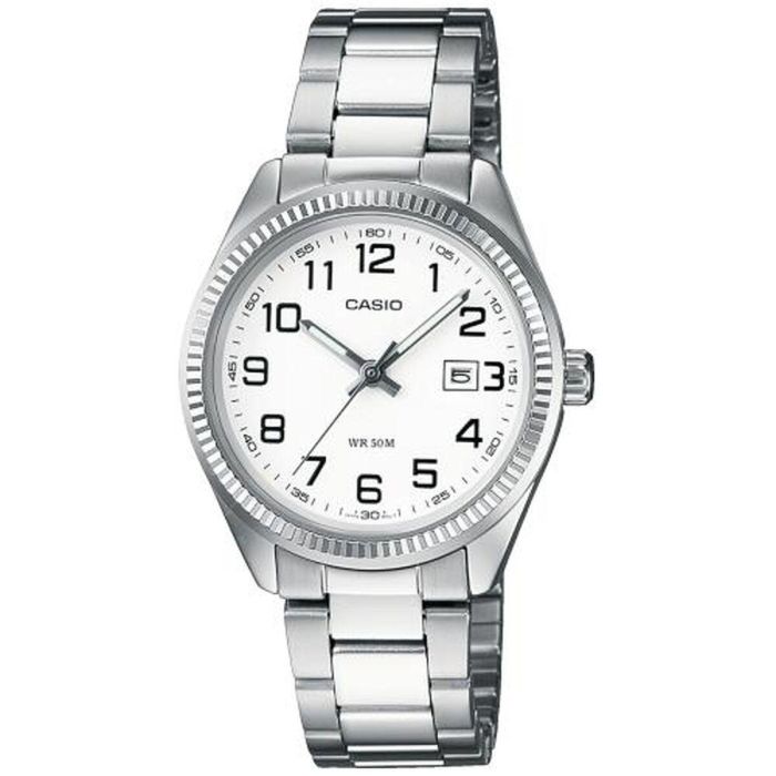 Reloj Unisex Casio LADY DATE - WHITE, ARAB NUMBER INDEXES (Ø 30 mm)