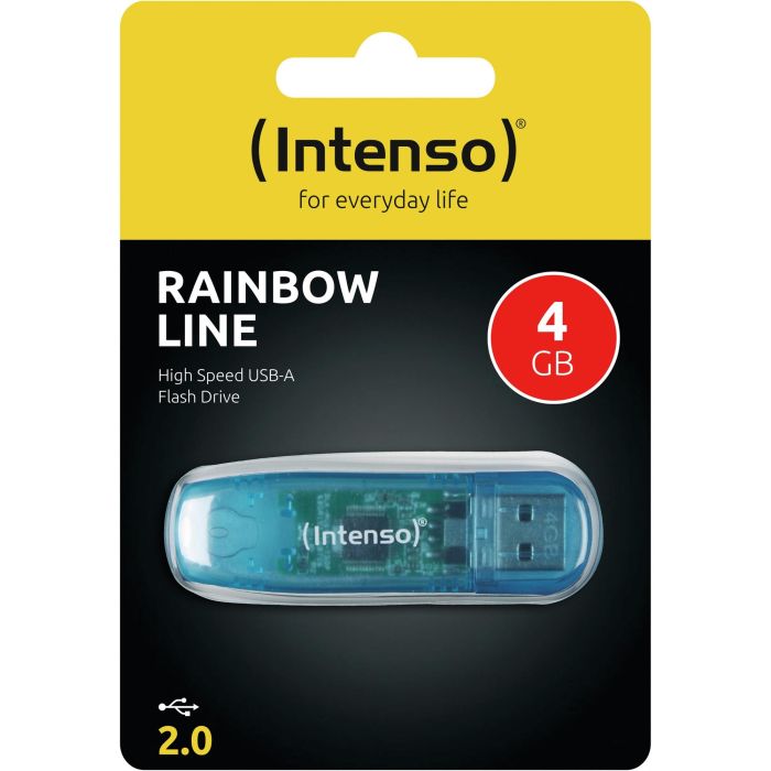 Memoria USB INTENSO 3502450 4 GB Azul 2 Memoria USB INTENSO 3502450 4 GB Azul 2