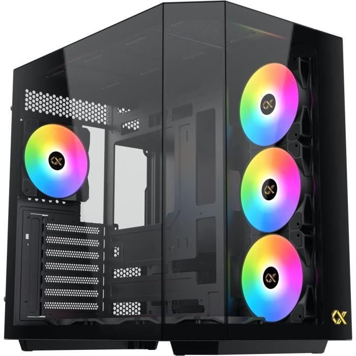 Xigmatek XIG1732152481996 Caja PC Cubi II Cube E-ATX Vidrio Templado ARGB Negra