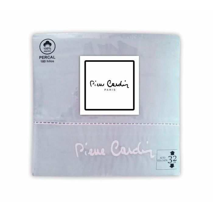 Juego de Sábanas Pierre Cardin ARCADIA Azul Cama de 90 2 Juego de Sábanas Pierre Cardin ARCADIA Azul Cama de 90 2