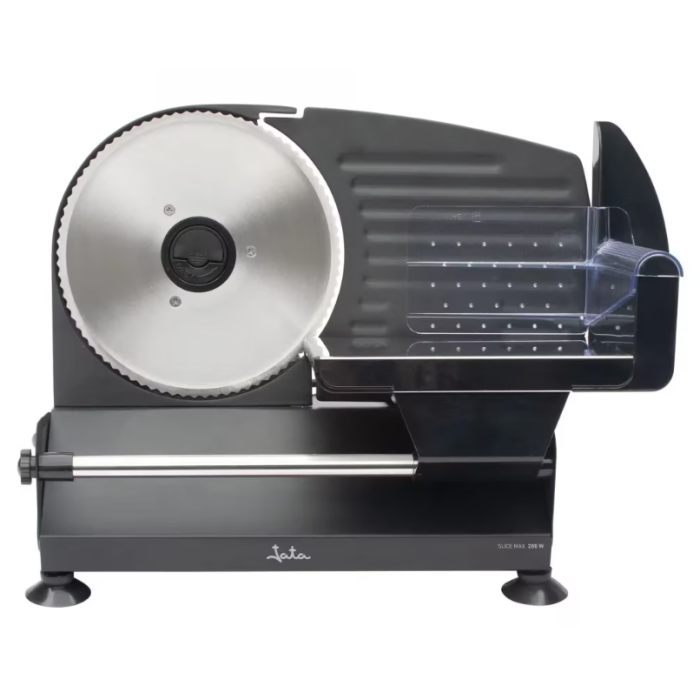 Jata Cortafiambres JECF1200, Disco 190mm, Corte 0-15mm, 200W, Color Blanco