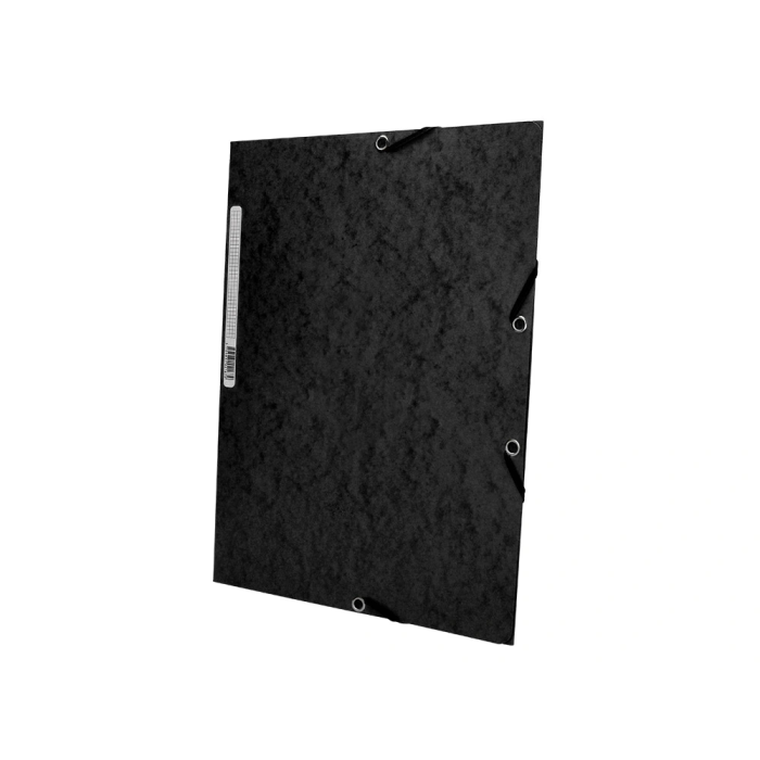 Q-connect Carpeta kf02169 Solapas Gomas Simil-prespan Negra 320x243 mm 3