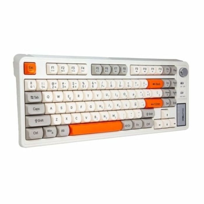 Teclado Owlotech Naranja Qwerty Español 1