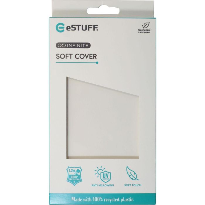 eSTUFF iPhone 16 Plus INFINITE VIENNA TPU Cover - Transparent - 100% recycled plastic 7 eSTUFF iPhone 16 Plus INFINITE VIENNA TPU Cover - Transparent - 100% recycled plastic 7