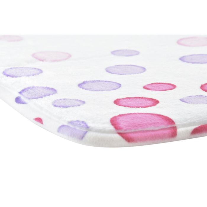 DKD Home Decor Alfombra Moderna de Poliéster Colección Dots Multicolor con Diseño de Topos 40x60 cm (1cm Grosor) - Set de 6 Unidades 1 DKD Home Decor Alfombra Moderna de Poliéster Colección Dots Multicolor con Diseño de Topos 40x60 cm (1cm Grosor) - Set de 6 Unidades 1