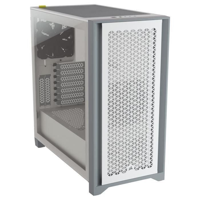 Corsair CC9011201WW Caja PC 4000D Airflow Semitorre, Cristal Templado, Blanco Corsair CC9011201WW Caja PC 4000D Airflow Semitorre, Cristal Templado, Blanco