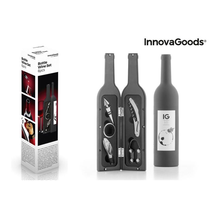 Estuche de Vino Botella InnovaGoods 5 Piezas Estuche de Vino Botella InnovaGoods 5 Piezas