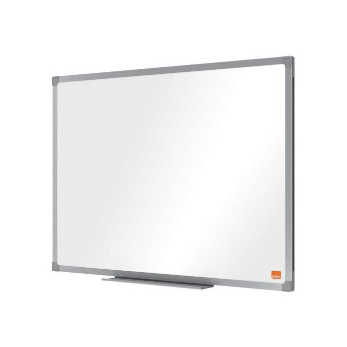 Pizarra Blanca Magnetica Nobo Essence Vitrificada Marco Aluminio 60X45 Cm