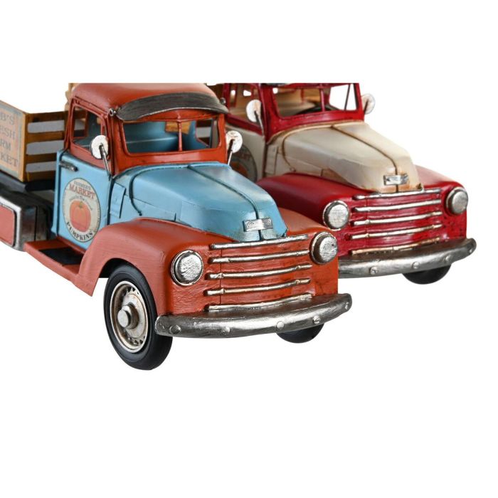 Figura Decorativa DKD Home Decor Azul Blanco Rojo Naranja Vintage 31 x 12 x 13 cm (2 Unidades) 1 Figura Decorativa DKD Home Decor Azul Blanco Rojo Naranja Vintage 31 x 12 x 13 cm (2 Unidades) 1