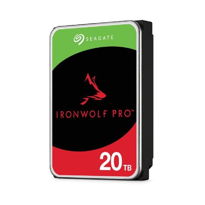Seagate Disco Duro Interno IronWolf Pro 20 TB 3.5" 7200 RPM NAS 256 MB SATA 6 Gb/s 1