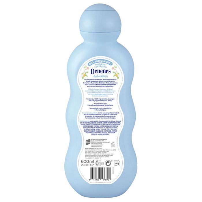 Denenes Jabón Líquido Muy Suave Gel de Baño 600 ml 1