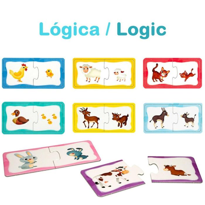 Puzzle Lisciani Carotina Baby 16 x 1 x 16,5 cm Granja 4 en 1 4