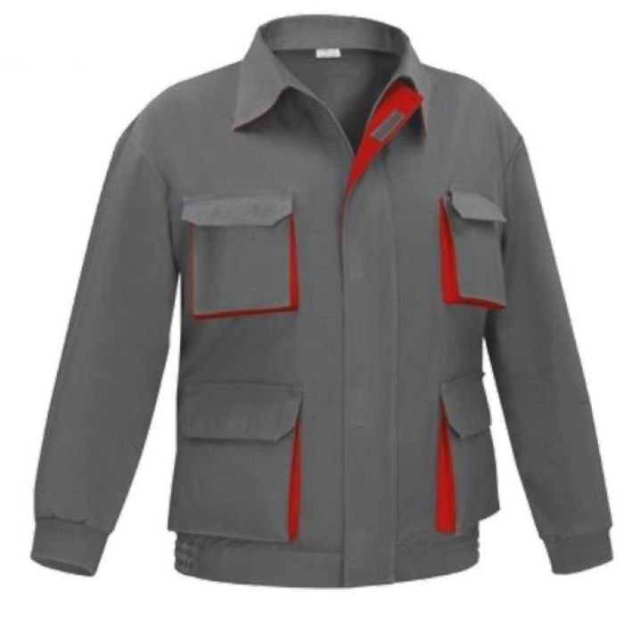 Cazadora Multibolsillo Bicolor Talla 48-66 Ropa Bicolor Gris Rojo Tallaje Talla 60 Duver Cazadora Multibolsillo Bicolor Talla 48-66 Ropa Bicolor Gris Rojo Tallaje Talla 60 Duver
