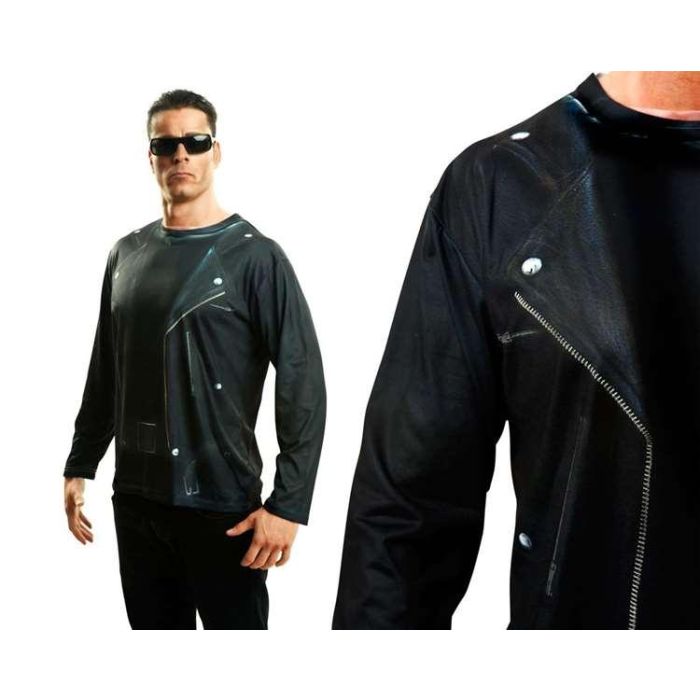 My Other Me Disfraz Camiseta Terminator Killer Machine Adulto Talla L