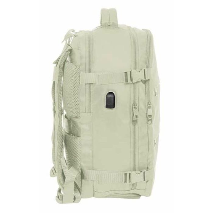 Safta Mochila Viaje Cabina Portatil 15,6'' Beige 29x44x19 cm 12
