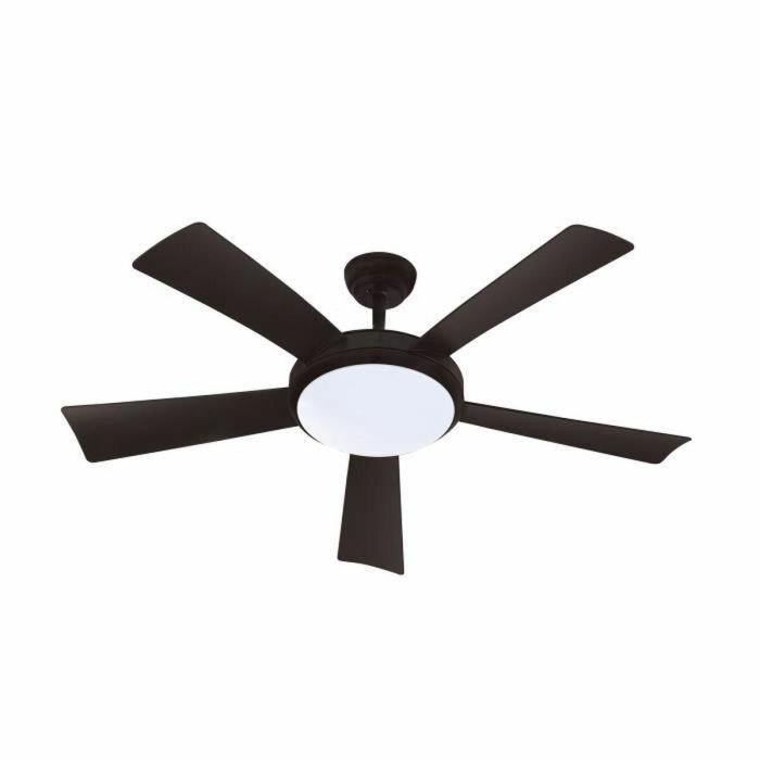 Farelek FAR3431541124332 Ventilador de Techo Wallis Black Ø132cm 38W con Iluminación LED