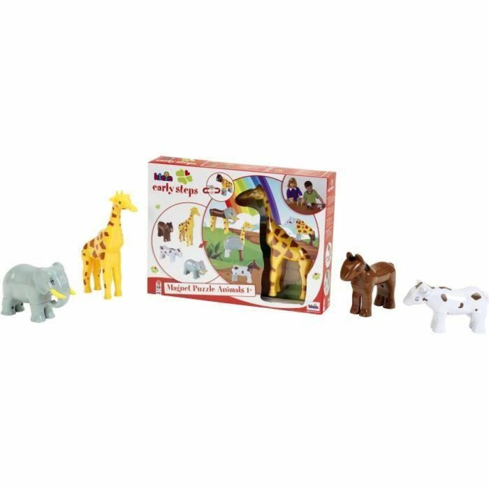 Klein Puzzle 0065 Animales Magnéticos de 16 Piezas para Niños a Partir de 12 Meses 1