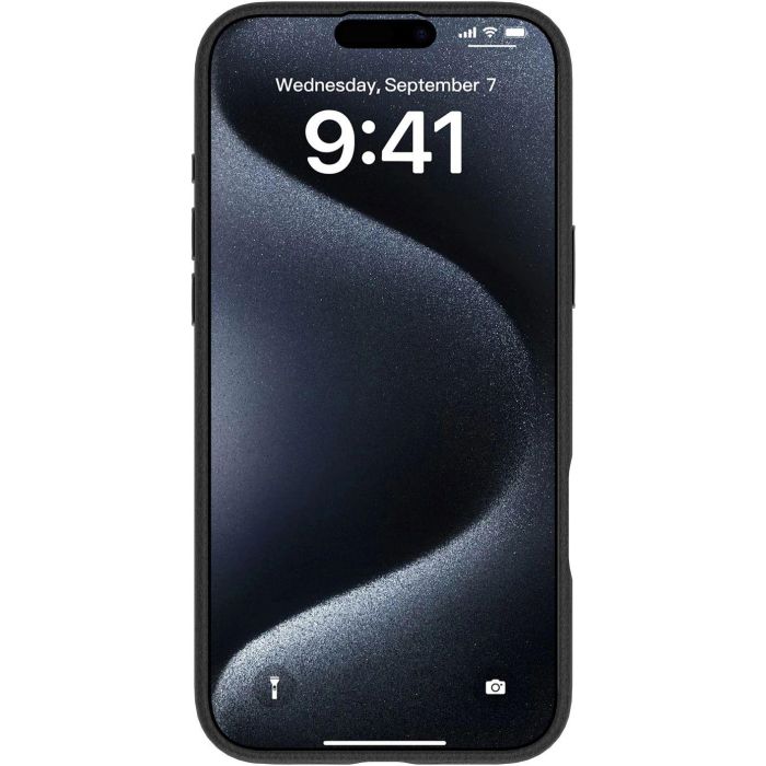 eSTUFF Funda de Cuero Magnética INFINITE VENICE para iPhone 16 Negra - 86% Plástico Reciclado 6 eSTUFF Funda de Cuero Magnética INFINITE VENICE para iPhone 16 Negra - 86% Plástico Reciclado 6
