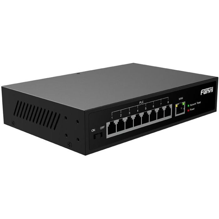 Fanvil PN8 Switch no administrado, 8 Puertos Fast Ethernet (10/100 Mbps), Montaje en Rack 2