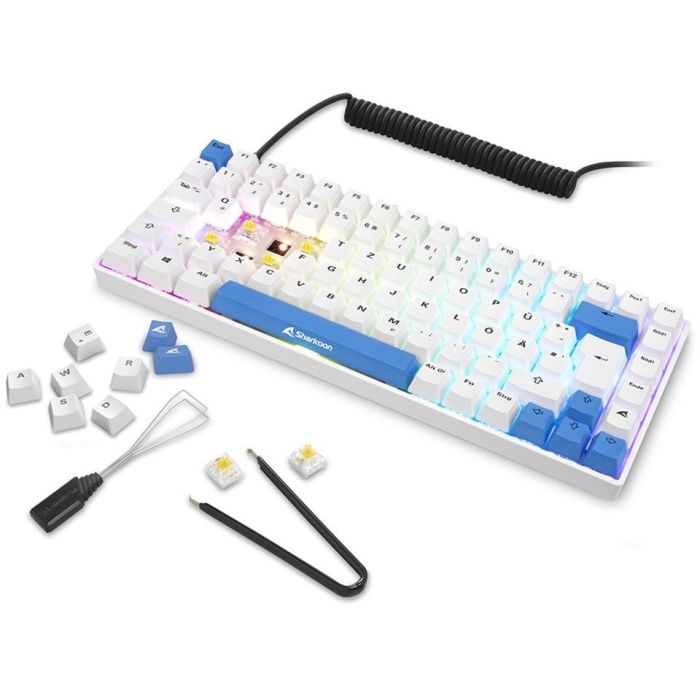 Sharkoon SKILLER SGK50 S3 PBT WHITE 7 Sharkoon SKILLER SGK50 S3 PBT WHITE 7