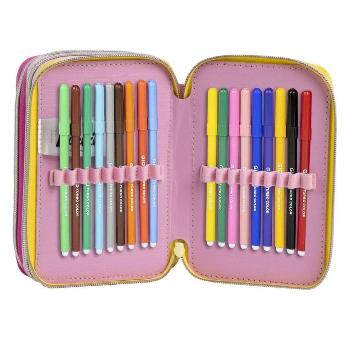Cerdá Plumier Escolar Completo con Accesorios Giotto Barbie, Estuche Fucsia para Niños, 12.5x6.5x19.5 cm, Edad +3 años 1 Cerdá Plumier Escolar Completo con Accesorios Giotto Barbie, Estuche Fucsia para Niños, 12.5x6.5x19.5 cm, Edad +3 años 1