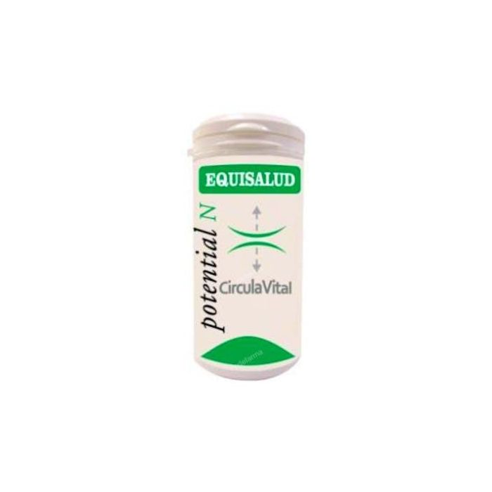 EQUISALUD Circulavital - Regulación de la Circulación - Complemento Alimenticio con Plantas y Vitaminas - 60 Cápsulas