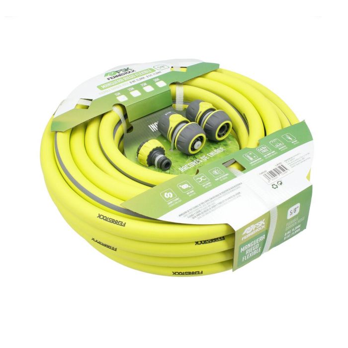 Manguera Ferrestock 5/8" Poliéster 15 m Ø 15 mm Flexible 8 Manguera Ferrestock 5/8" Poliéster 15 m Ø 15 mm Flexible 8
